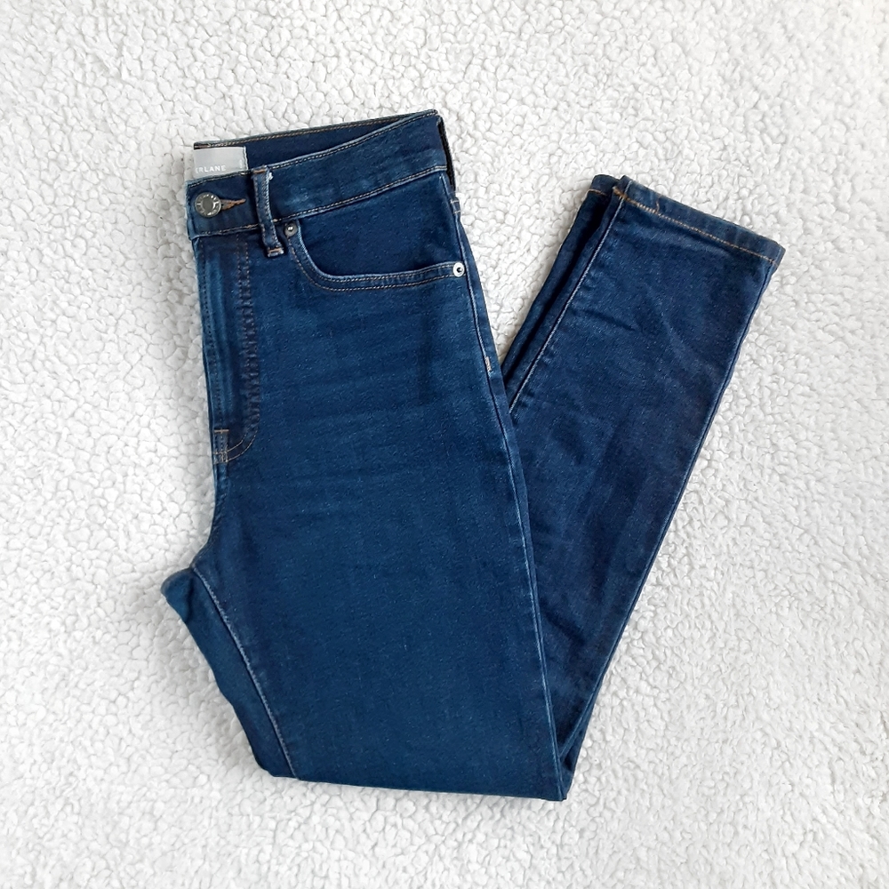 EVERLANE Darkwash High Rise Ankle Length Skinny Jeans Size 26 / 24